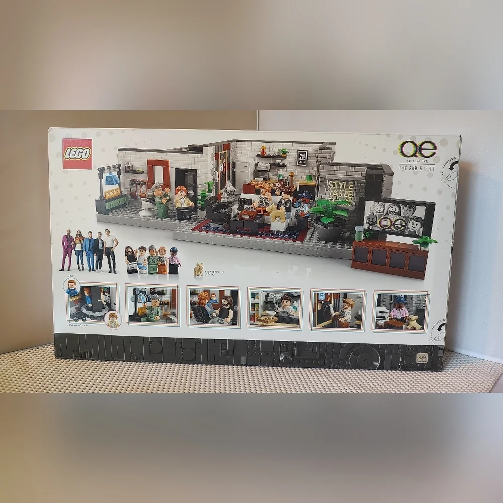 Lego 10291 Queer Eye The Fab 5 Loft Building Set NWT